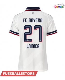 Günstige Bayern Munich Konrad Laimer #27 Auswärtstrikot Damen 2026-27 Kurzarm